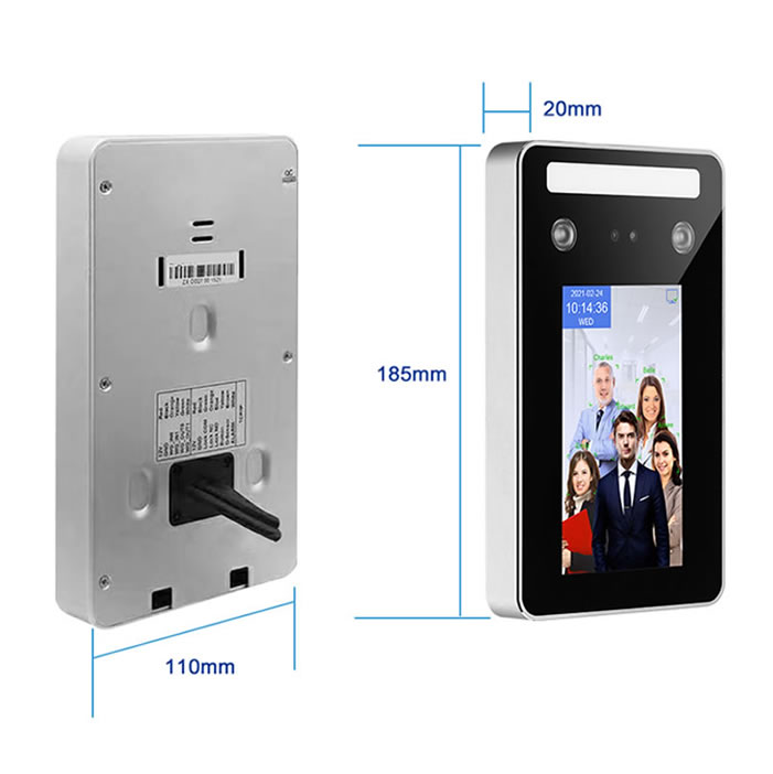 AI01 IP65 Waterproof Dynamic Facial Recognition System Terminal